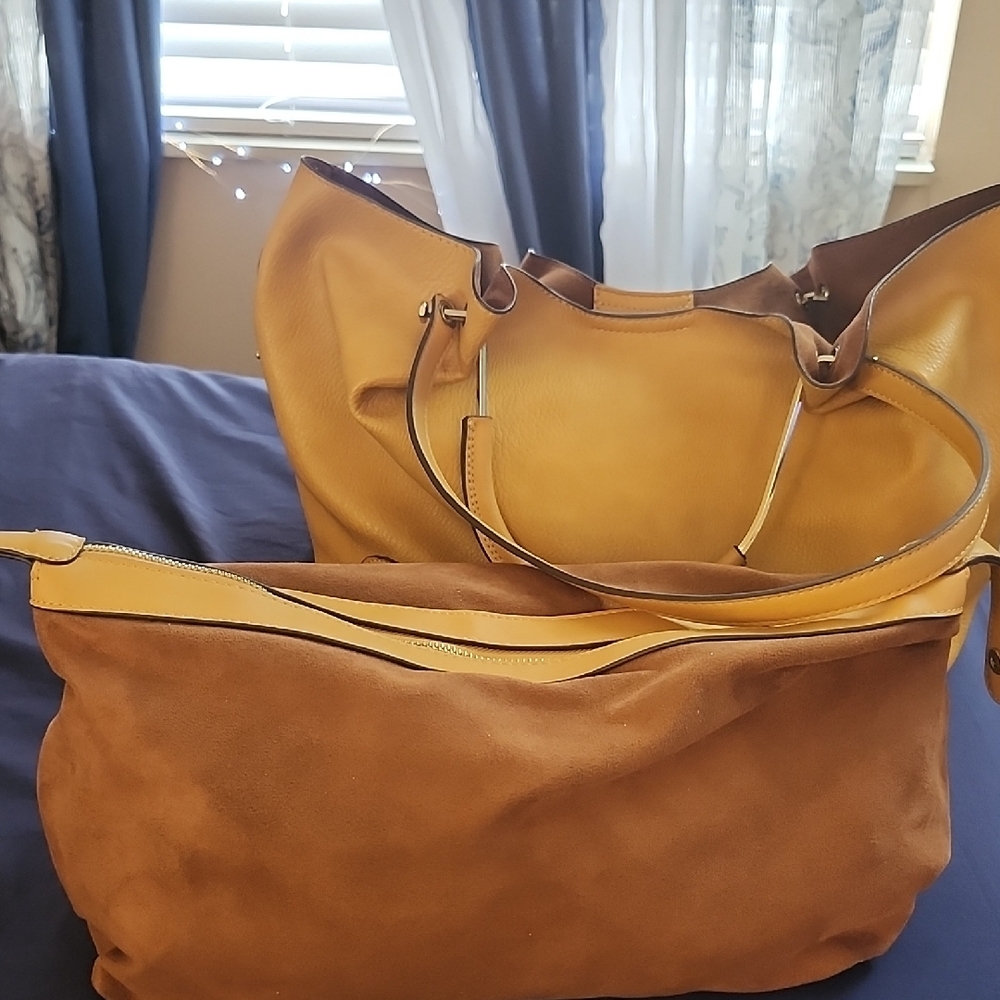 Elegant Tan and Brown Women's Tote Bag